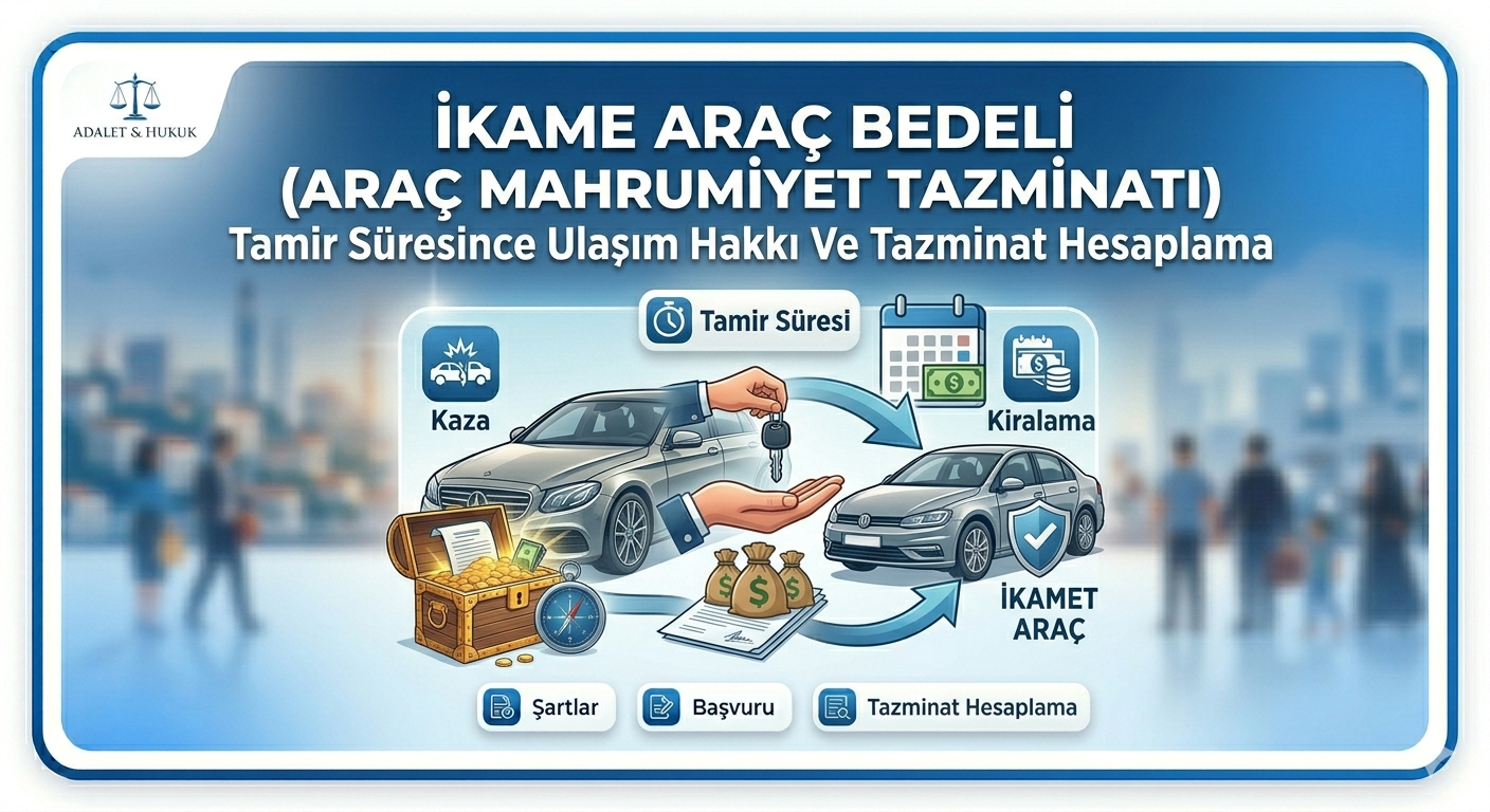 İkame Araç Bedeli Ve Araç Mahrumiyet Tazminatı: Hasar Sonrası Ulaşım Haklarınız